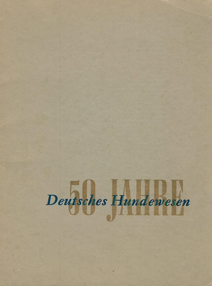 50 Jahre Deutsches Hundewesen VDH